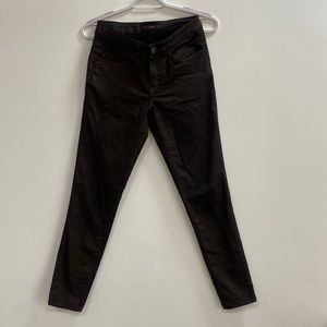 Dark Brown Ankle Length Pants